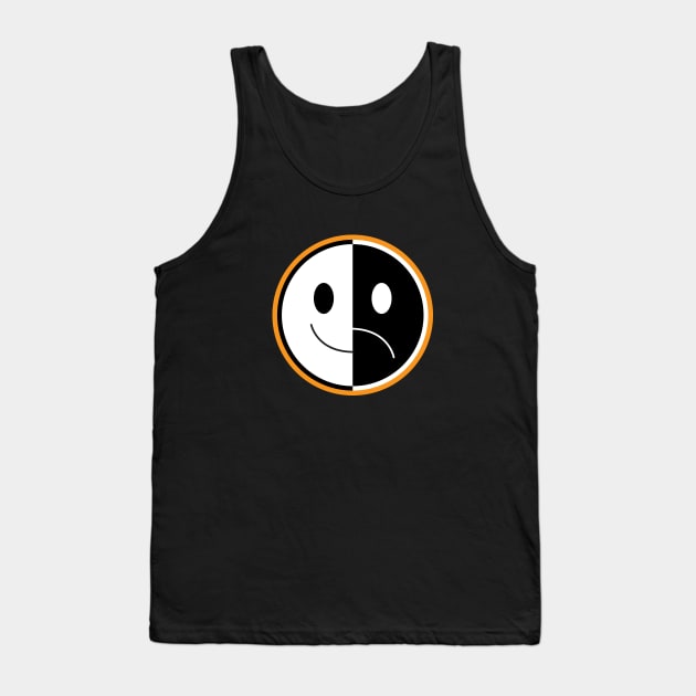 Happy and Sad Tank Top by BlueCloverTrends